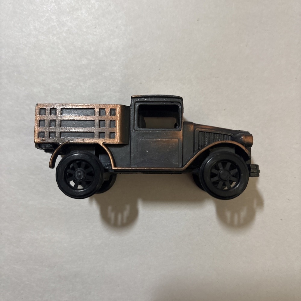 Bronze Die-Cast Classic Truck Collectible Pencil Sharpener/w Box EUC - Picture 5 of 6